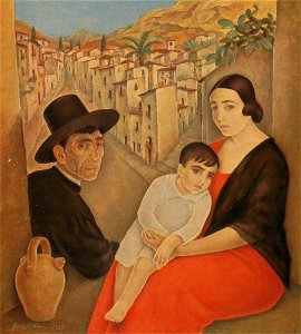Georg Kolm - Spanische Familie, 1928