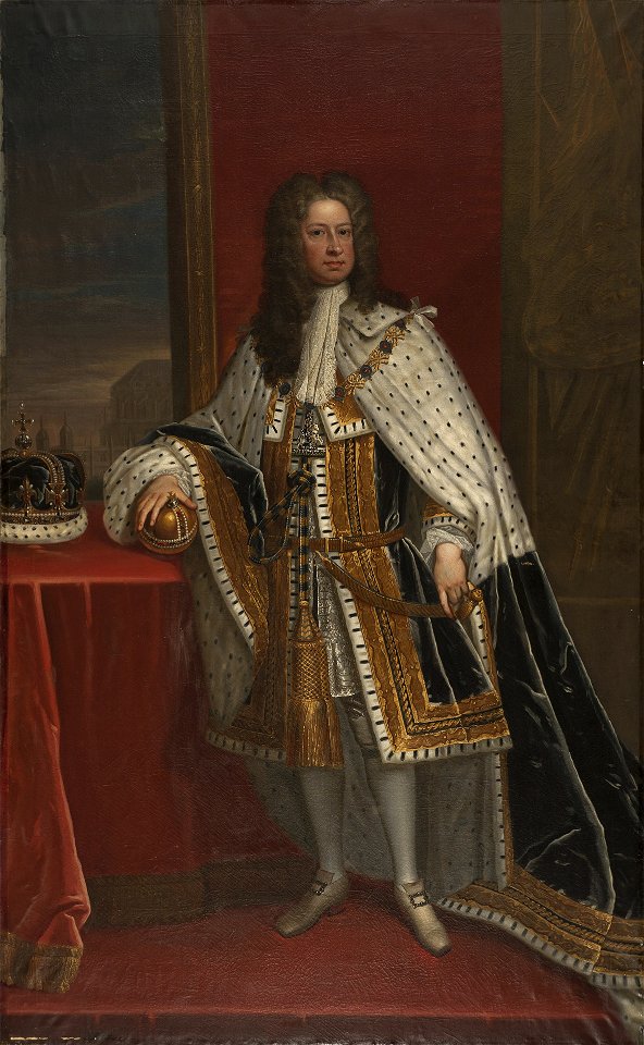 Georg I, 1660-1727,kung av England, kurfurste av Hannover - Nationalmuseum - 15893