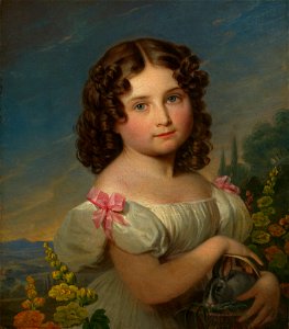 Georg Friedrich Reichmann (1798-1853) - Princess Augusta of Cambridge (1822-1916) - RCIN 402481 - Royal Collection