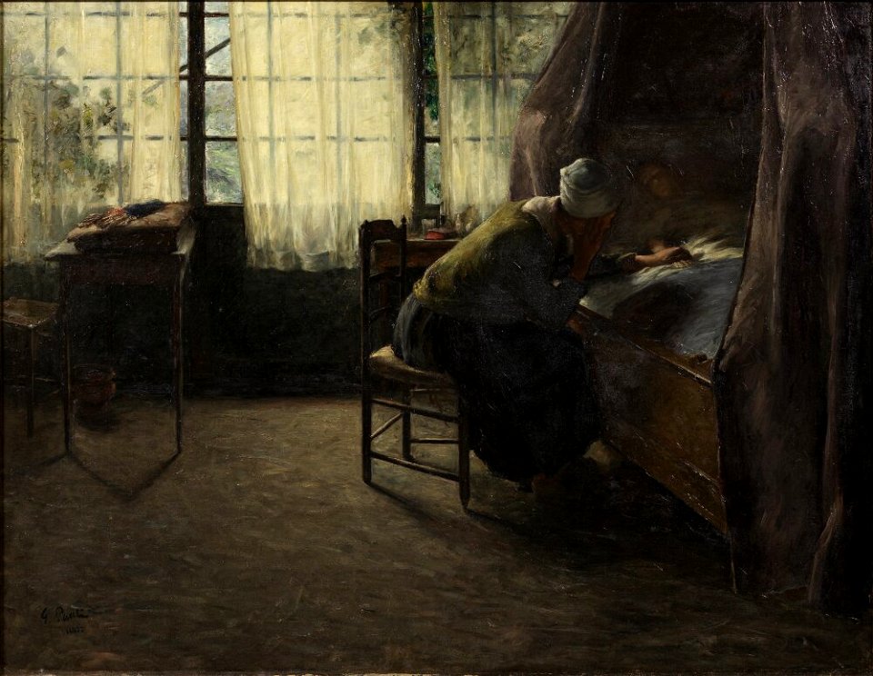 Georg Pauli - At the Bedside - NM 2815 - Nationalmuseum