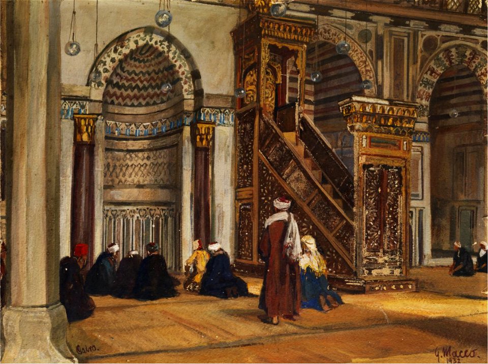 Georg Macco al-Burdayni-Moschee in Kairo