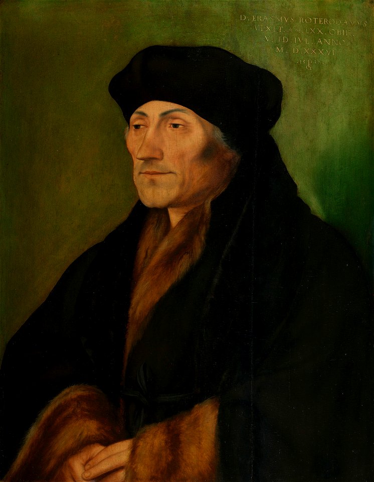 Georg Pencz (c. 1500-1550) - Desiderius Erasmus (1466-1536) - RCIN 406202 - Royal Collection