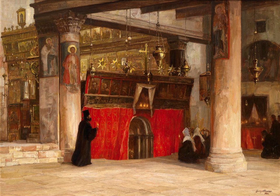Georg Macco Orthodoxe Kirche von Betlehem 1930