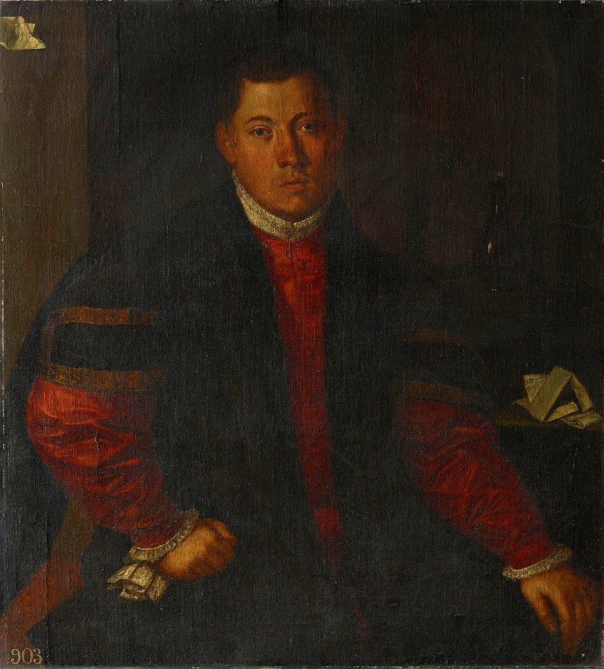 Georg Pencz (c. 1500-1550) - Young Man in Black - RCIN 402886 - Royal Collection