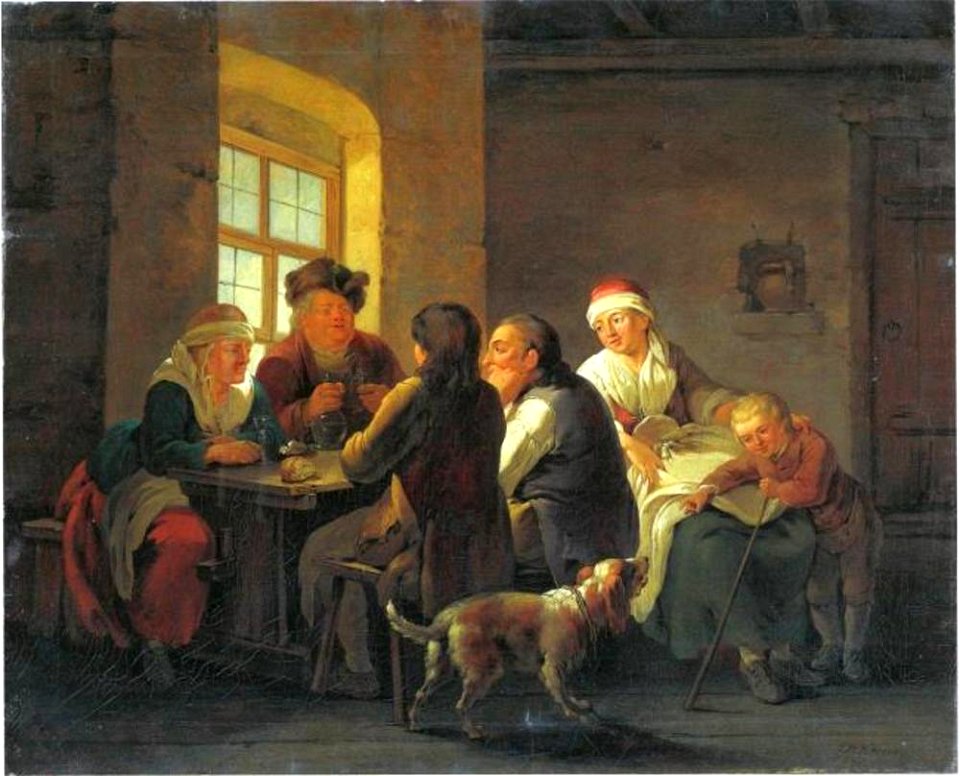 Georg Melchior Kraus - Herberg interieur - 1135 - Städel Museum