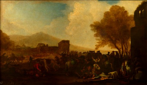Georg Philipp Rugendas I (1666-1742) - Bringing in Prisoners and Wounded - RCIN 403044 - Royal Collection