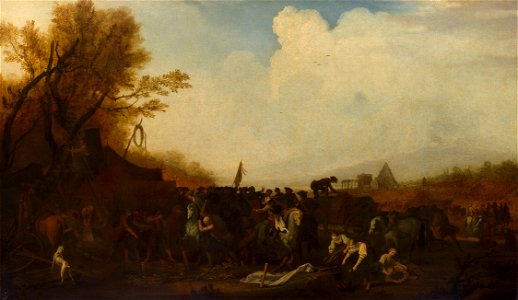 Georg Philipp Rugendas I (1666-1742) - The Halt of an Army - RCIN 405728 - Royal Collection