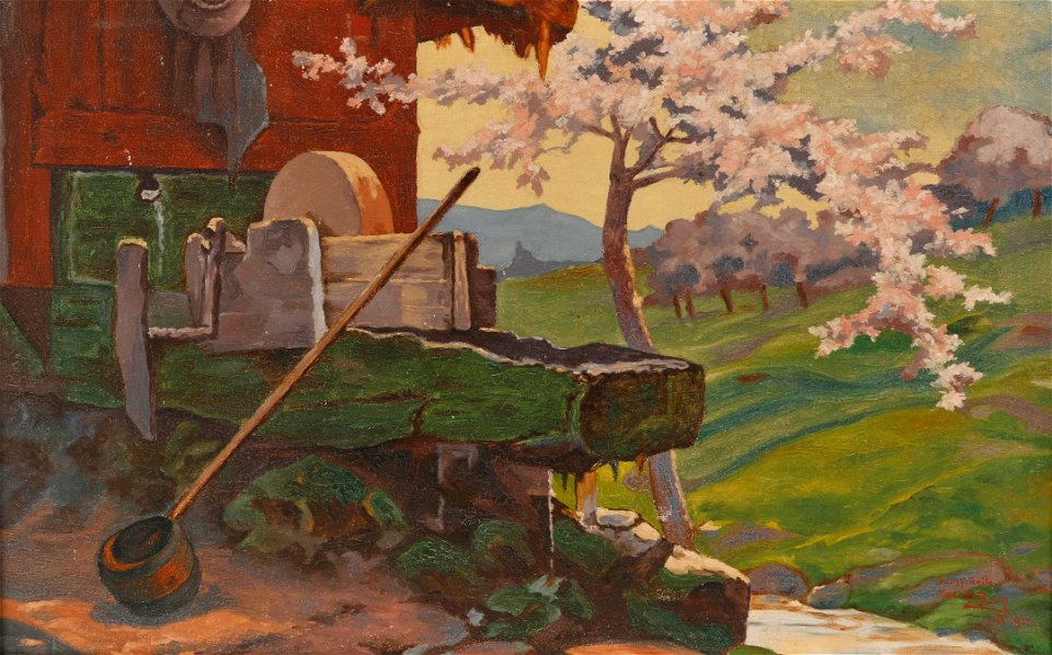 Georg Rank Beim Schleifstein 1912