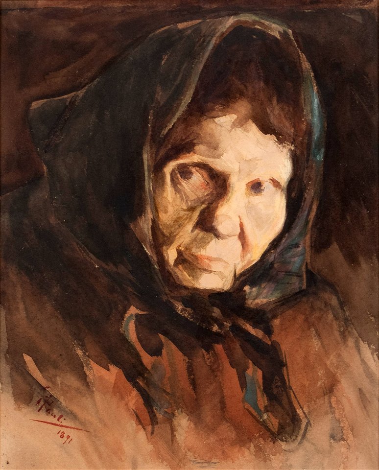 Georg Pauli Head of a Woman Thielska 337