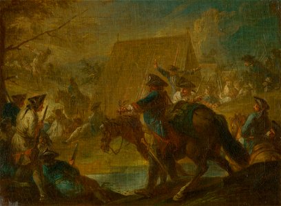 Georg Philipp Rugendas st. - Military Camp - O 4203 - Slovak National Gallery