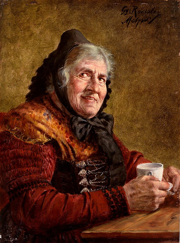 Georg Rössler Portraits eines Paares in Tracht 02