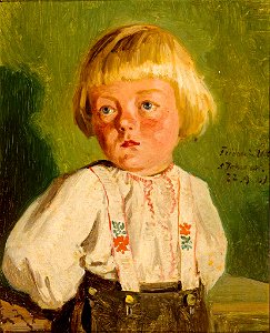 Georg Saal (attr) Porträt Fridolin Uhle