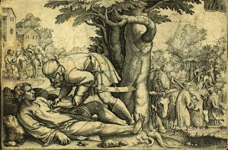 Georg Pencz - O bom samaritano