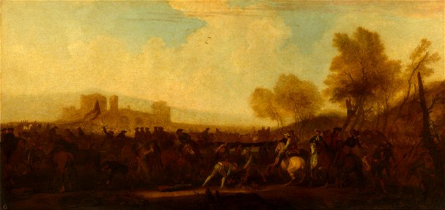 Georg Philipp Rugendas I (1666-1742) - Raising Earthworks against a City - RCIN 405700 - Royal Collection