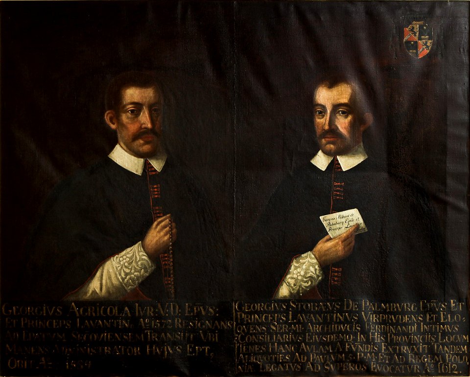 Georg von Agricola and Georg Stobaeus von Palmburg