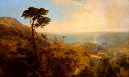 Georg von Hoesslin - Landscape with Classical Ruins - RES.08.13 - Museum of Fine Arts