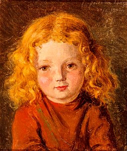 Georg Saal (attr) Porträt Josepha Ebner 1867
