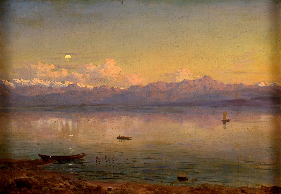 Georg Saal Bodenseelandschaft 1855