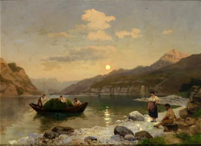 Georg Saal Norwegische Fjordlandschaft