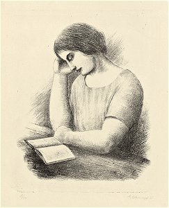 Georg Schrimpf Lesende