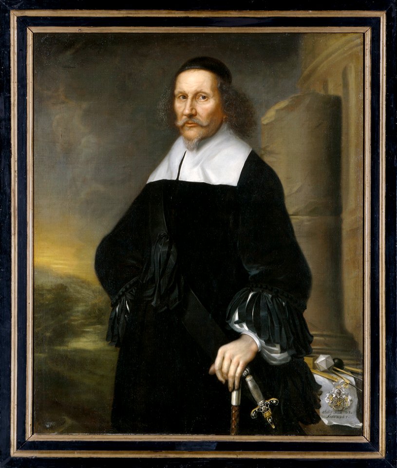 Georg Stiernhielm, 1598-1672 (David Klöcker Ehrenstrahl) - Nationalmuseum - 15642