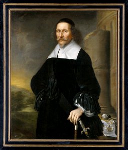 Georg Stiernhielm, 1598-1672 (David Klöcker Ehrenstrahl) - Nationalmuseum - 15642. Free illustration for personal and commercial use.