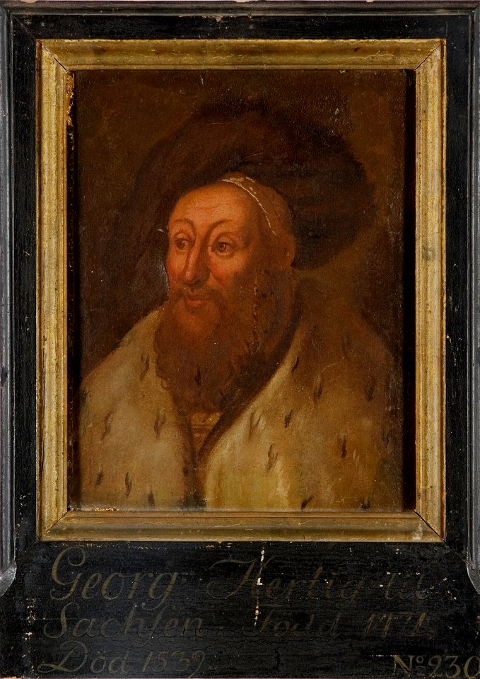 Georg, 1471-1539, hertig av Sachsen - Nationalmuseum - 15999