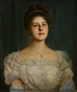 Georg Tyrahn Portrait einer jungen Frau 1909