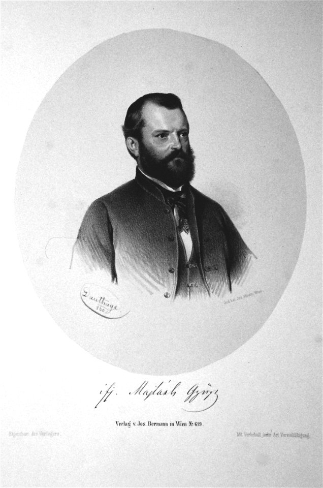 Georg von Majlath (1818-1883) Litho