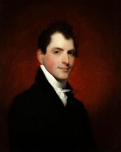 George Alexander Otis by Gilbert Stuart, 1809. Free illustration for personal and commercial use.