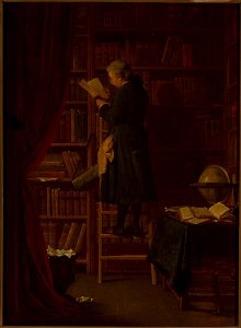 Georg Reimer - In the library - 129045 - National Museum in Warsaw