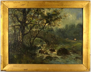 George A. Boyle - Bridge at Fortingall, Perthshire, Scotland - y1963-13 - Princeton University Art Museum
