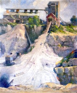 George Ames Aldrich Quarries. Free illustration for personal and commercial use.