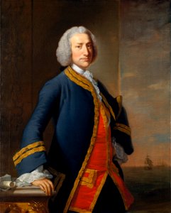 George Anson, 1st Baron Anson, Admiral of the Fleet, 1697-1762 RMG L8416