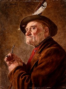 Georg Rössler Portraits eines Paares in Tracht 01