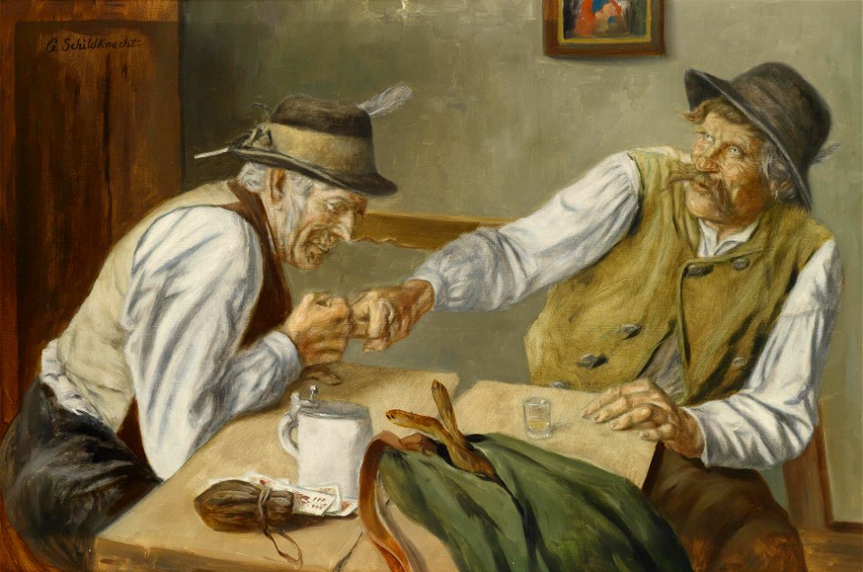 Georg Schildknecht Fingerhakeln