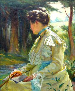 George Agnew Reid - Portrait of Mrs. Reid - 1922.915.1 - Reading Public Museum