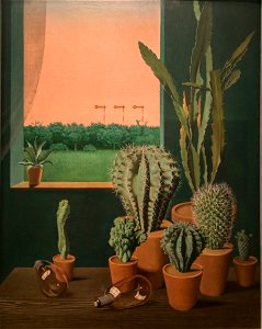 Georg Scholz, Kakteen und Semaphore, 1923 LWL-Museum Münster JM
