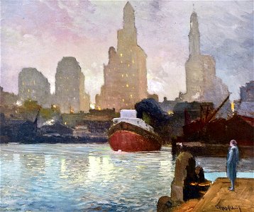 George Ames Aldrich Chicago Skyline