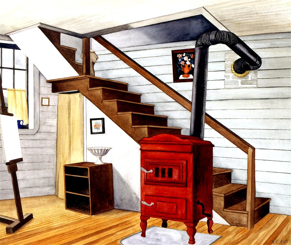 George Ault - Studio Interior - Smithsonian American Art Museum