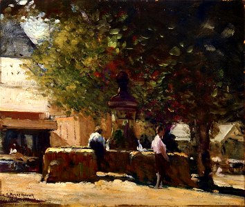 George Ames Aldrich Village Fountain