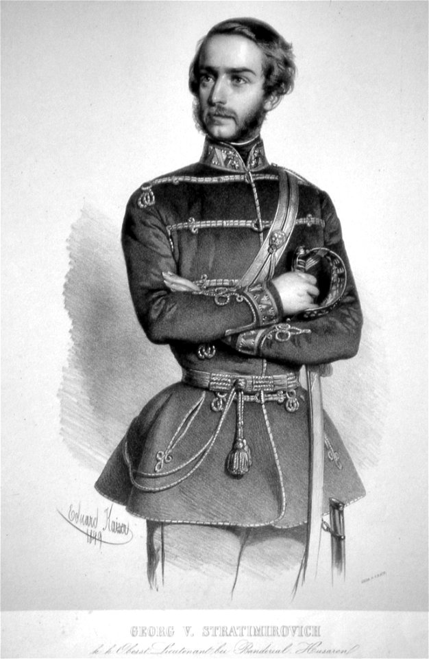 Georg von Stratimirovich Litho