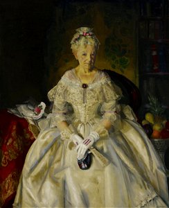 George Bellows - Mrs. T. in Cream Silk, No.2 - 60.33 - Minneapolis Institute of Arts