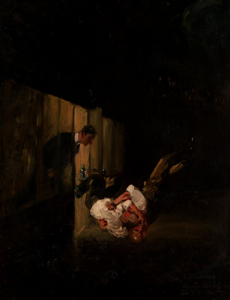 George Benjamin Luks - The Wrestler - 2001.147.3 - Yale University Art Gallery