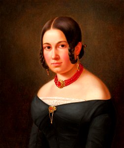 Georg Wittemann Porträt Christine Dieckhoff 1842