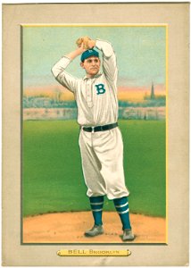 George Bell, Brooklyn Dodgers, baseball card portrait LCCN2007685601