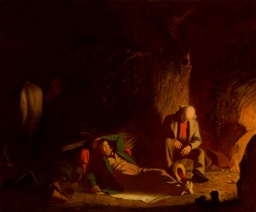 George Caleb Bingham - The Belated Wayfarers - 664-1958 - Saint Louis Art Museum