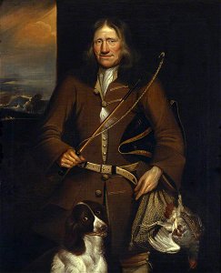 George Alsop (active 1719-1730) - The Dudmaston Gamekeeper, George Griffith (^) - 814136 - National Trust