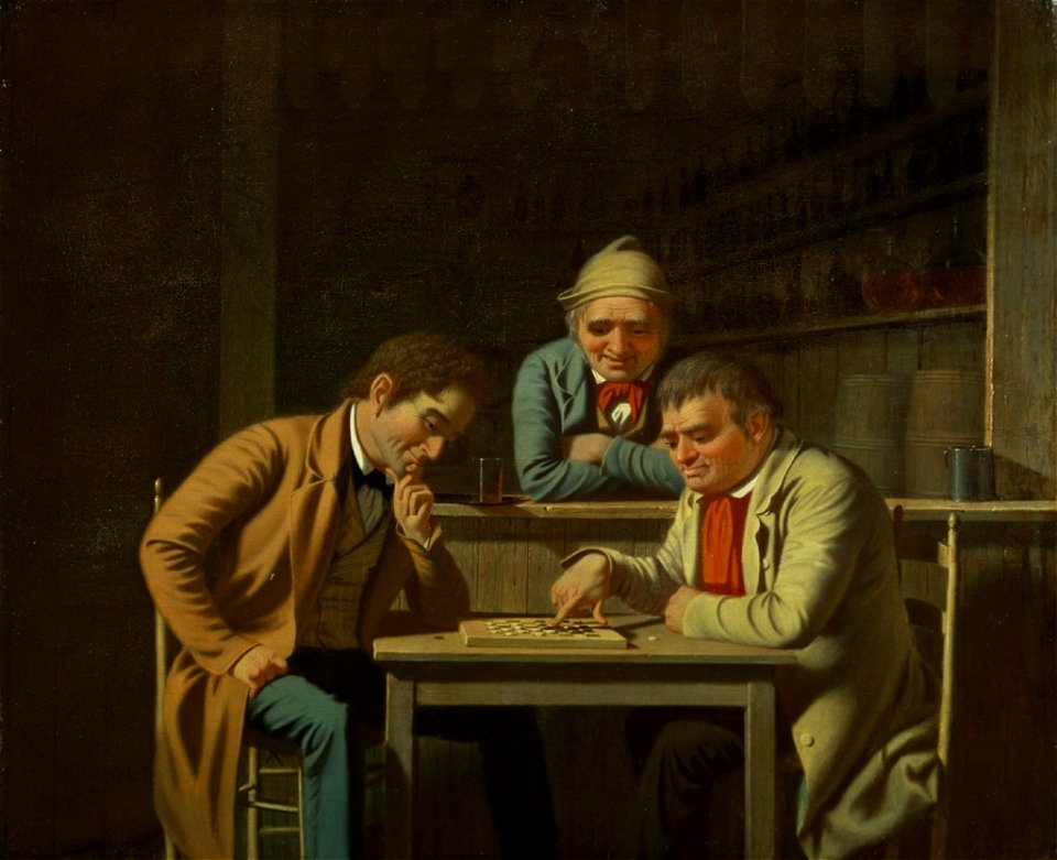 George Caleb Bingham - The Checker Players