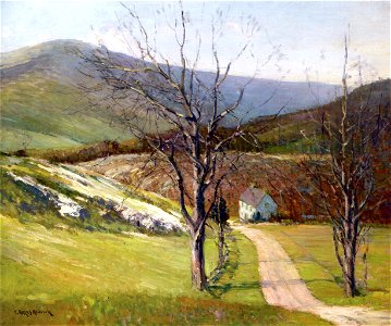 George Ames Aldrich House along Road in Valley